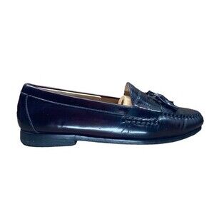 Cole Haan Cordovan Tassel Loafer Mens Size 9.5 Vintage Dress‎ Shoes USA Preppy